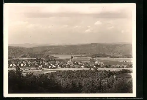 AK Bell am Lacher See, Totalansicht mit Umland