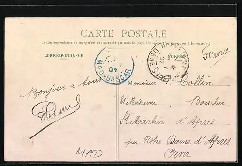 AK Diego-Suarez, Rue Colbert, L`Agence du Comptoir National d`Escompte