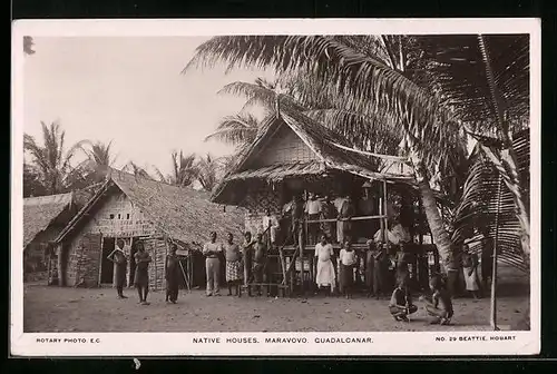 AK Maravovo /Guadalcanal, Native Houses