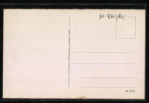 AK Neustadt a. Saale, Hohnstrasse mit Hohnturm