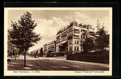 AK Bad Homburg v. d. Höhe, Kaiser-Friedrich-Promenade