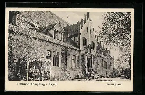 AK Königsberg i. Bayern, Das Erholungsheim des Luftkurortes