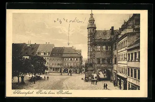 AK Schweinfurt, Partie beim Rathaus