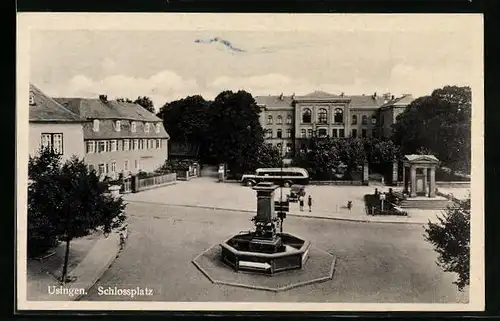 AK Usingen / Taunus, Schlossplatz