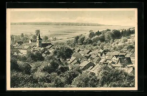 AK Ludweiler, Bilder aus dem Warndt, Gesamtansicht von Ludweiler