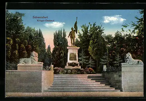 AK Schweinfurt, Krieger-Denkmal