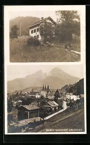 AK Berchtesgaden-Salzberg, Ortsansicht, Einzelhaus