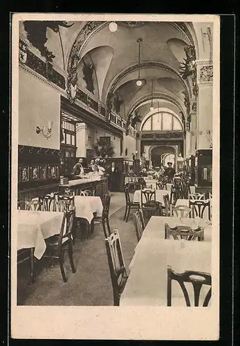 AK Heidelberg, Hotel-Restaurant zum Ritter, Grosse Bierhalle