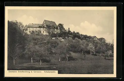 AK Giessen, Domäne Schiffenberg, Totalansicht