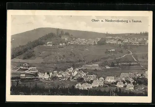 AK Oberreifenberg i. Taunus, Teilansicht mit Niederreifenberg