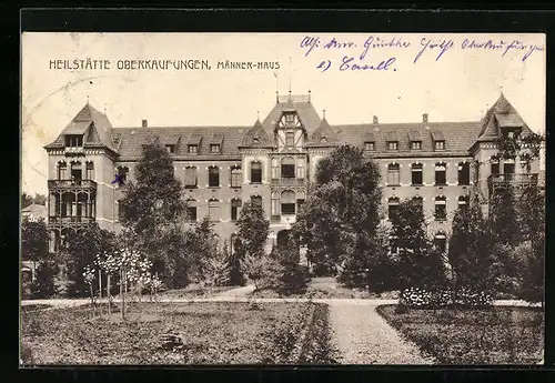 AK Oberkaufungen, Heilstätte, Männer-Haus