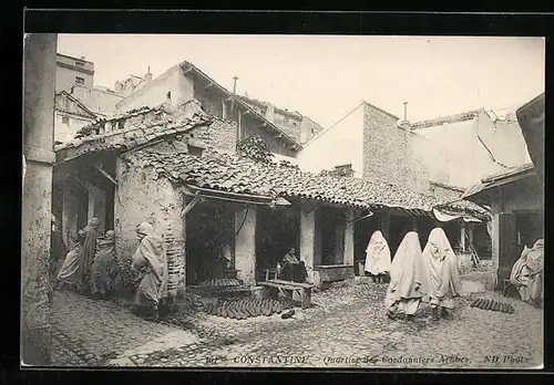 AK Constantine, Quartier des Gordonniers Arabes