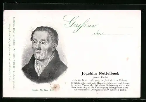AK Preussischer Patriot Joachim Nettelbeck