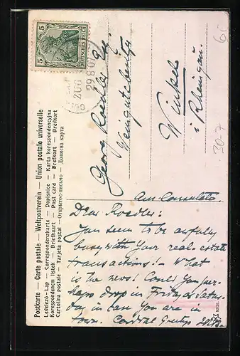 AK Soldat in Uniform mit Monokel