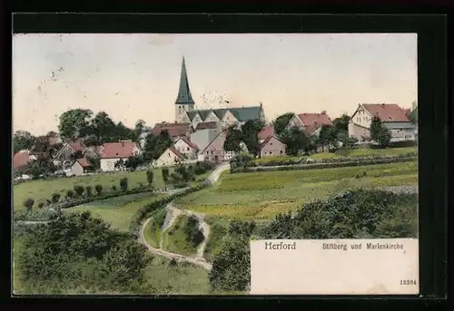 AK Herford, Stiftberg und Marienkirche