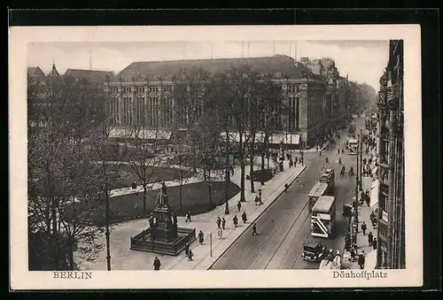 AK Berlin, Der Dönhoffplatz aus der Vogelschau