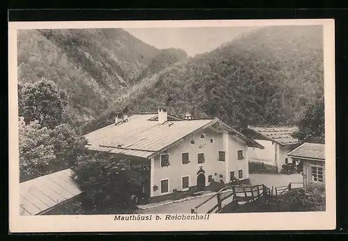 AK Reichenhall, Sicht auf das Mauthäusl