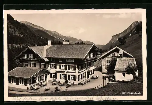 AK Einödsbach, Gasthof u. Pension Einödsbach, Bes. A. Tannheimer