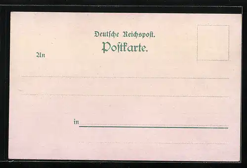 Lithographie Dresden, Die Silhouette der Stadt im Schein der Sonne