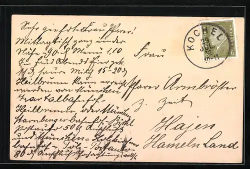 AK Bad Heilbrunn, Pension Haus Saxonia