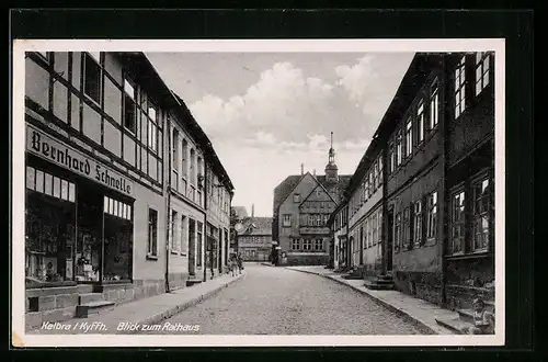 AK Kelbra /Kyffh., Blick zum Rathaus