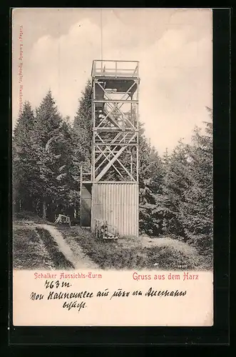 AK Goslar /Harz, Schalker Aussichts-Turm