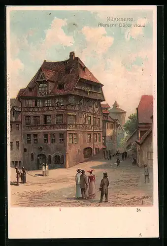 Lithographie Nürnberg, Albrecht-Dürer-Haus