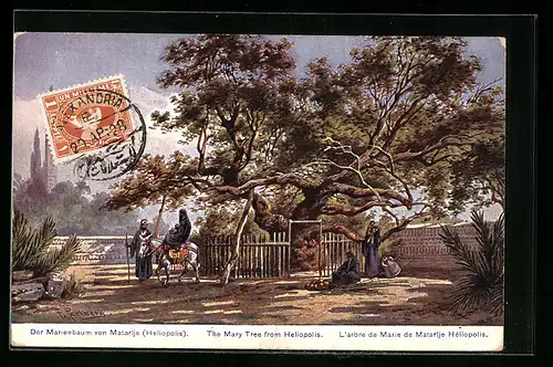 Künstler-AK Heliopolis, The Mary Tree