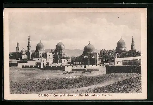 AK Cairo, General view of the Mamelouk Tombs