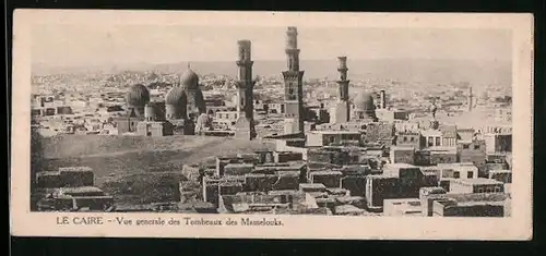 AK Caire, Vue generale des Tombeaux des Mamelouks
