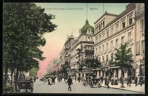 AK Berlin, Unter den Linden, Kranzler-Ecke