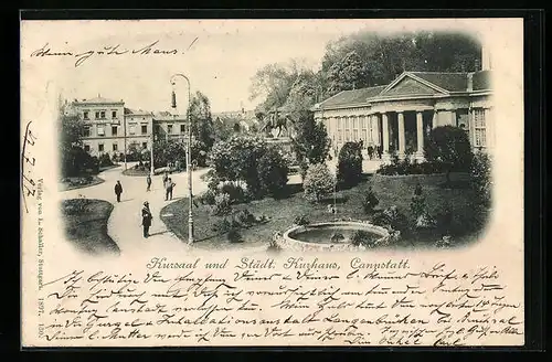 AK Cannstatt, Kursaal und Städtisches Kurhaus