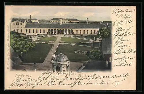 AK Norderney, Marktplatz