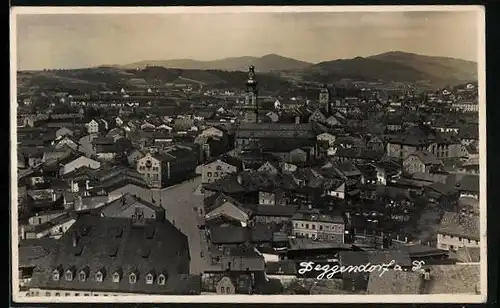 AK Deggendorf, Totalansicht aus der Vogelschau