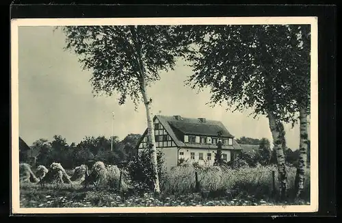 AK Blankensee, Im Thümenschen Winkel, Blick auf das Schullandheim Blankenhof