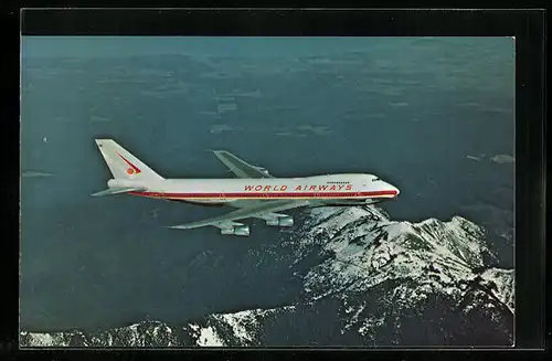AK Flugzeug, Boeing 747C der World Airways