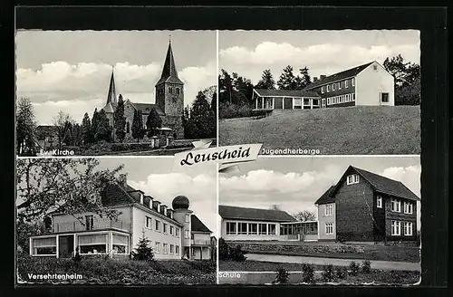 AK Leuscheid, Jugendherberge, Ev. Kirche, Versehrtenheim, Schule