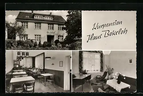 AK Bad Eilsen, Kurpension Haus Bokeloh, Arensburgerstrasse 3