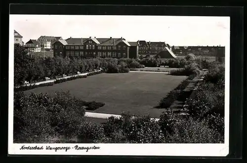 AK Wangerooge, Rosengarten auf der Nordseeinsel