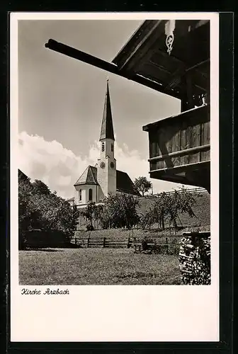 AK Arzbach bei Lenggries, Kirche Arzbach