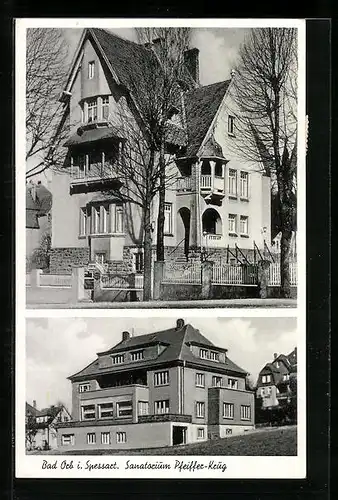 AK Bad Orb /Spessart, Sanatorium Pfeiffer-Krug