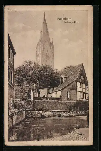 AK Paderborn, Paderquellen, Kirchturm