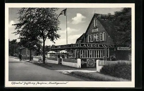 AK Haffkrug, Ostseebad, Pension Laubgewind mit 