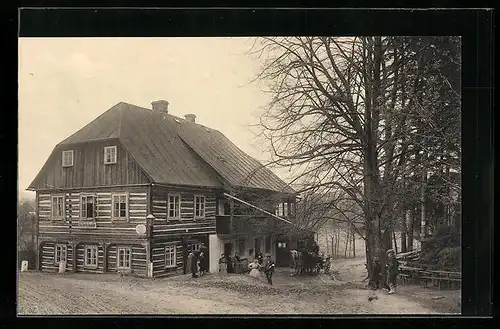 AK Bürgstein, Gasthaus Fichtelschänke