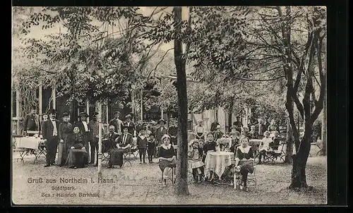 AK Northeim i. Hann., Cafe im Stadtpark