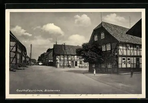 AK Bilshausen, Gasthof zur Linde