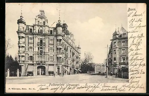 AK Bern, Falkenplatz, Länggasse