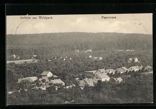 AK Geltow, Panorama des Ortes