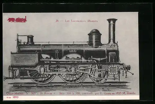 AK Les Locomotives, Ouest-Machine No 369, St. Renan