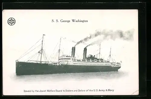 AK Passagierschiff SS George Washington